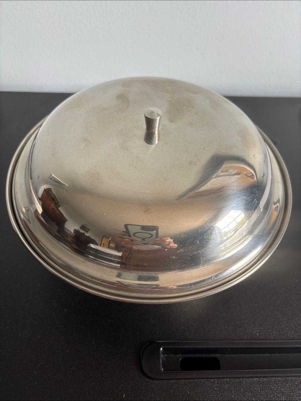 Stainless Steel Serving Dome Cloche with Knob